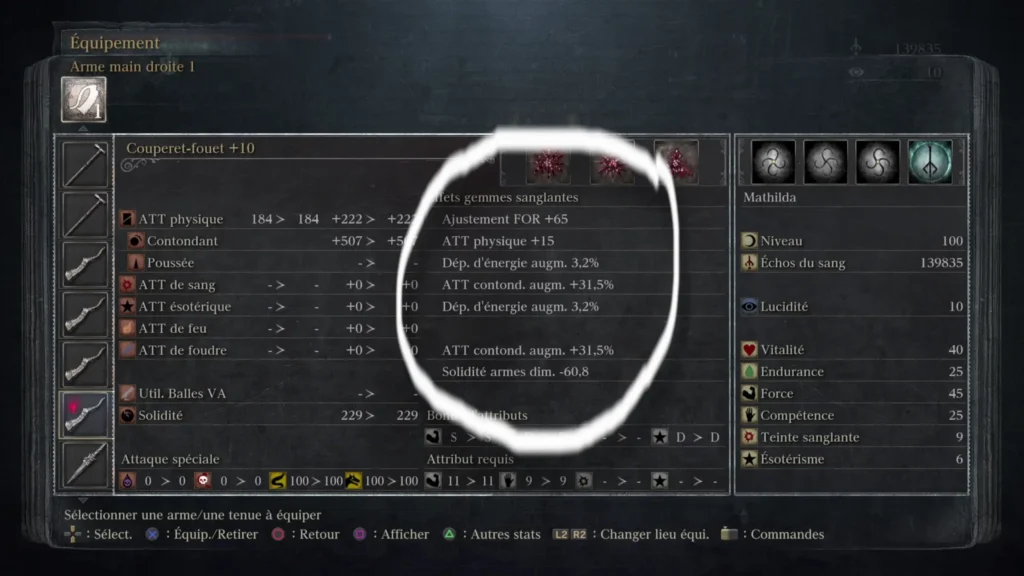 Les gemmes maudites pourrissent littéralement le PvP de Bloodborne. Elles rendent les armes trop puissantes.